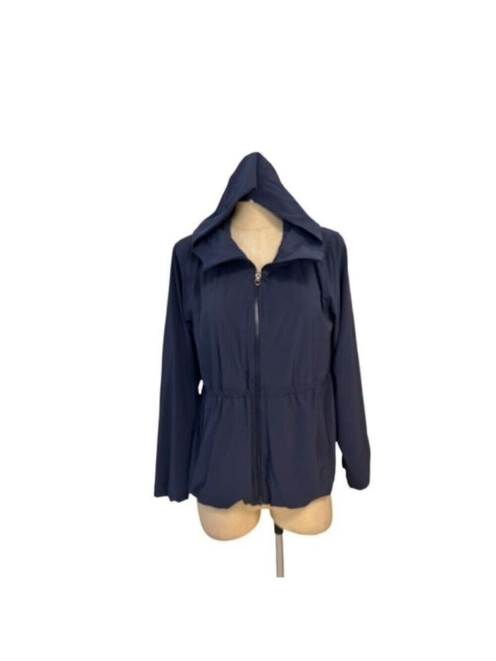 Lululemon Rare Belle Hooded Navy Blue Jacket Size 8